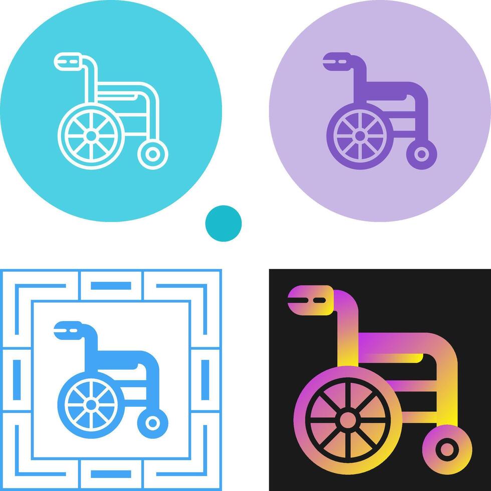 Wheelchair Vector Icon