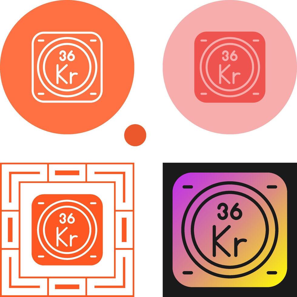 Chemical Element Vector Icon