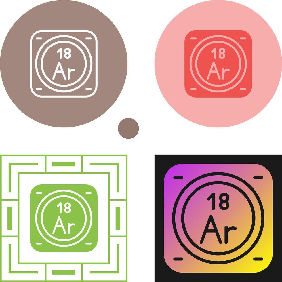 Chemical Element Vector Icon