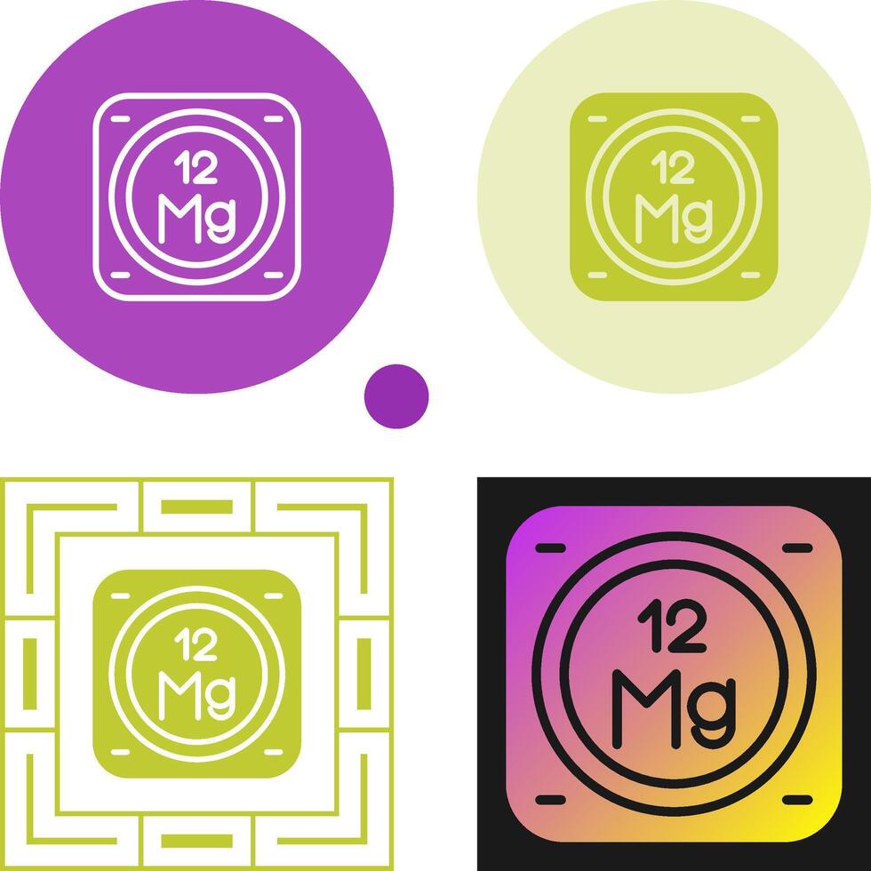 Magnesium Vector Icon