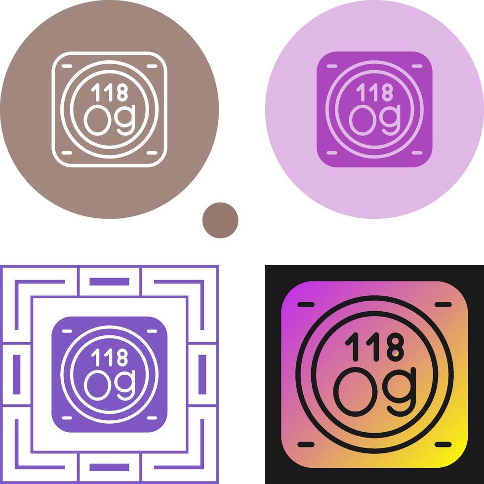Chemical Element Vector Icon