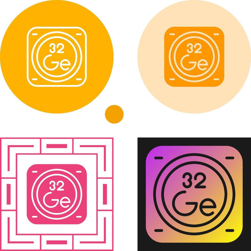 Chemical Element Vector Icon