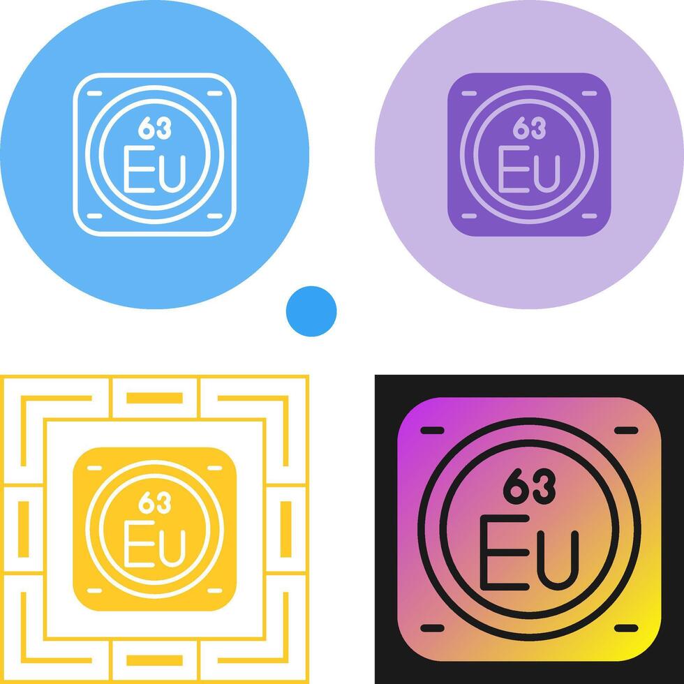 Chemical Element Vector Icon