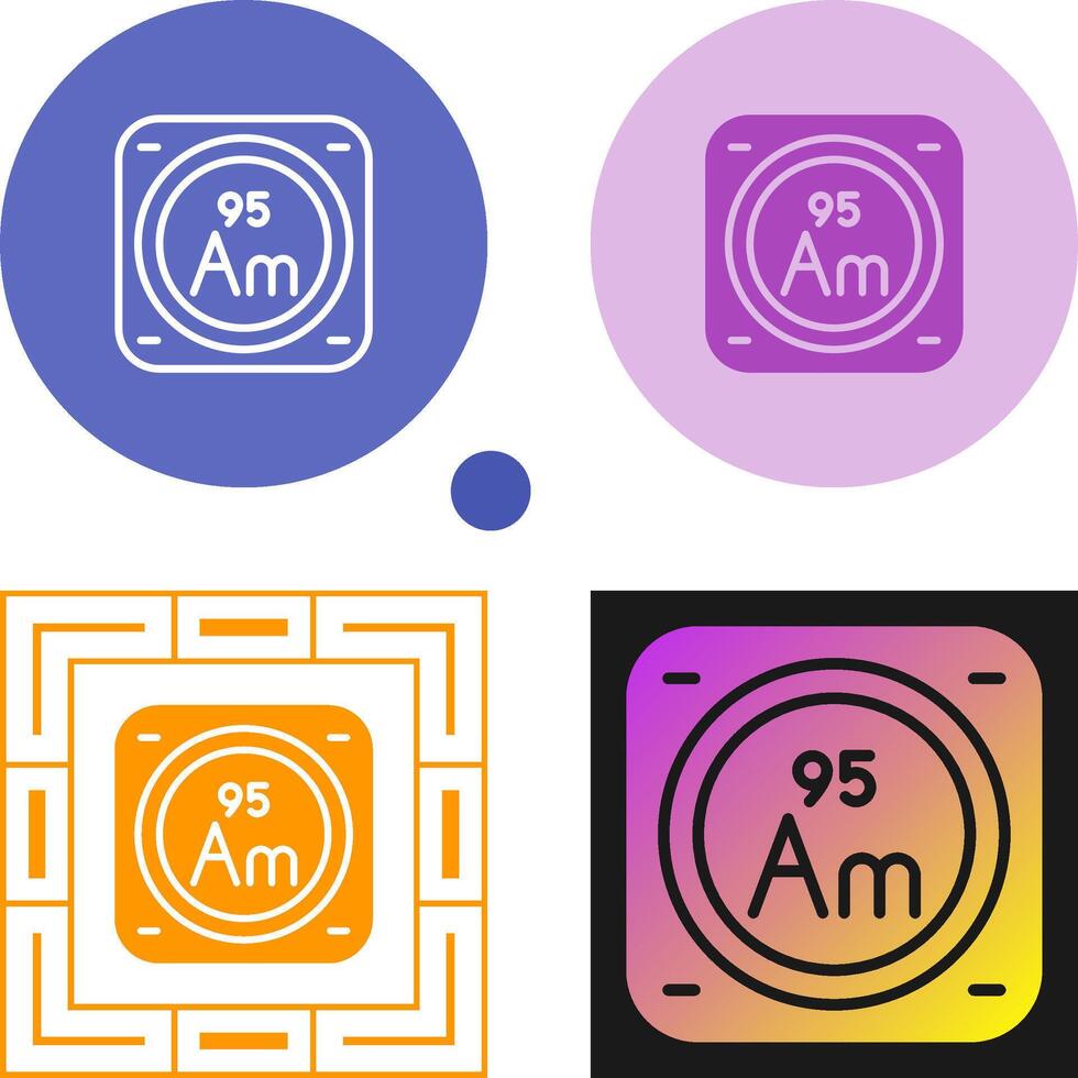 Chemical Element Vector Icon