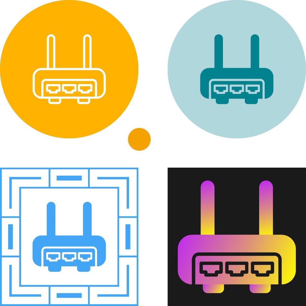 Router Vector Icon