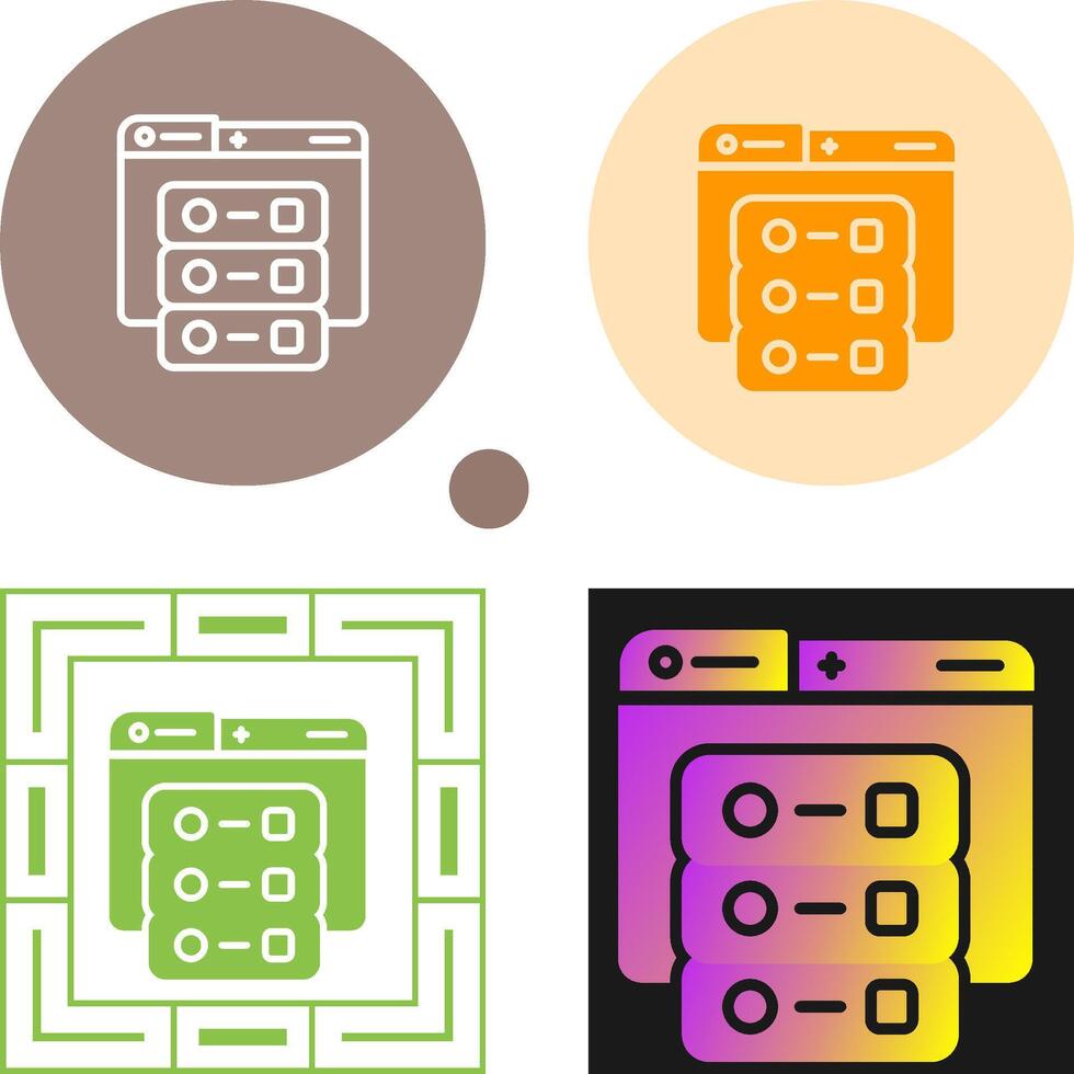 Server Vector Icon