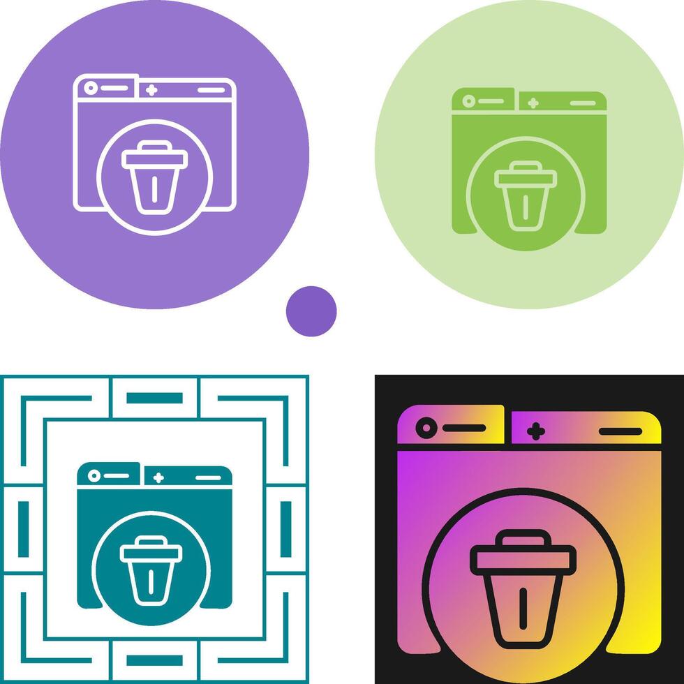 Trash Can Vector Icon