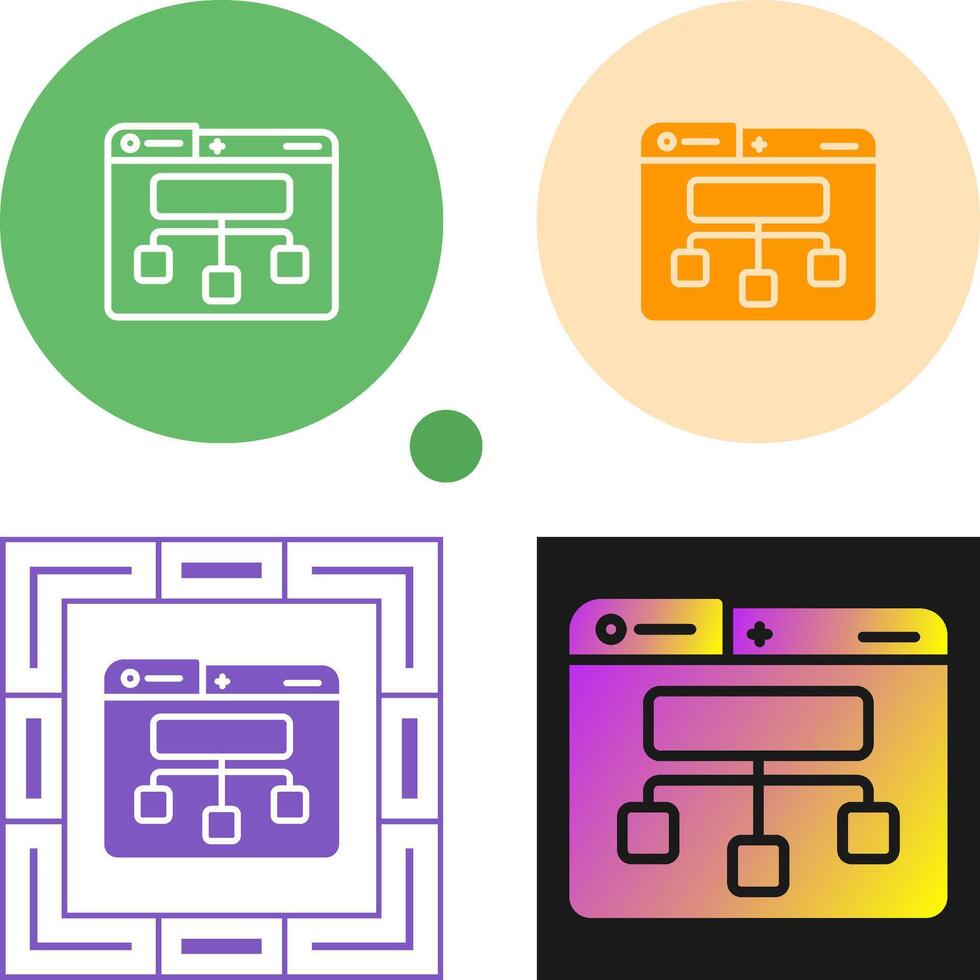 Site Map Vector Icon