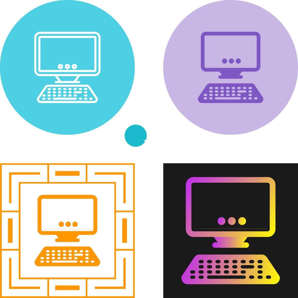 Desktop Vector Icon