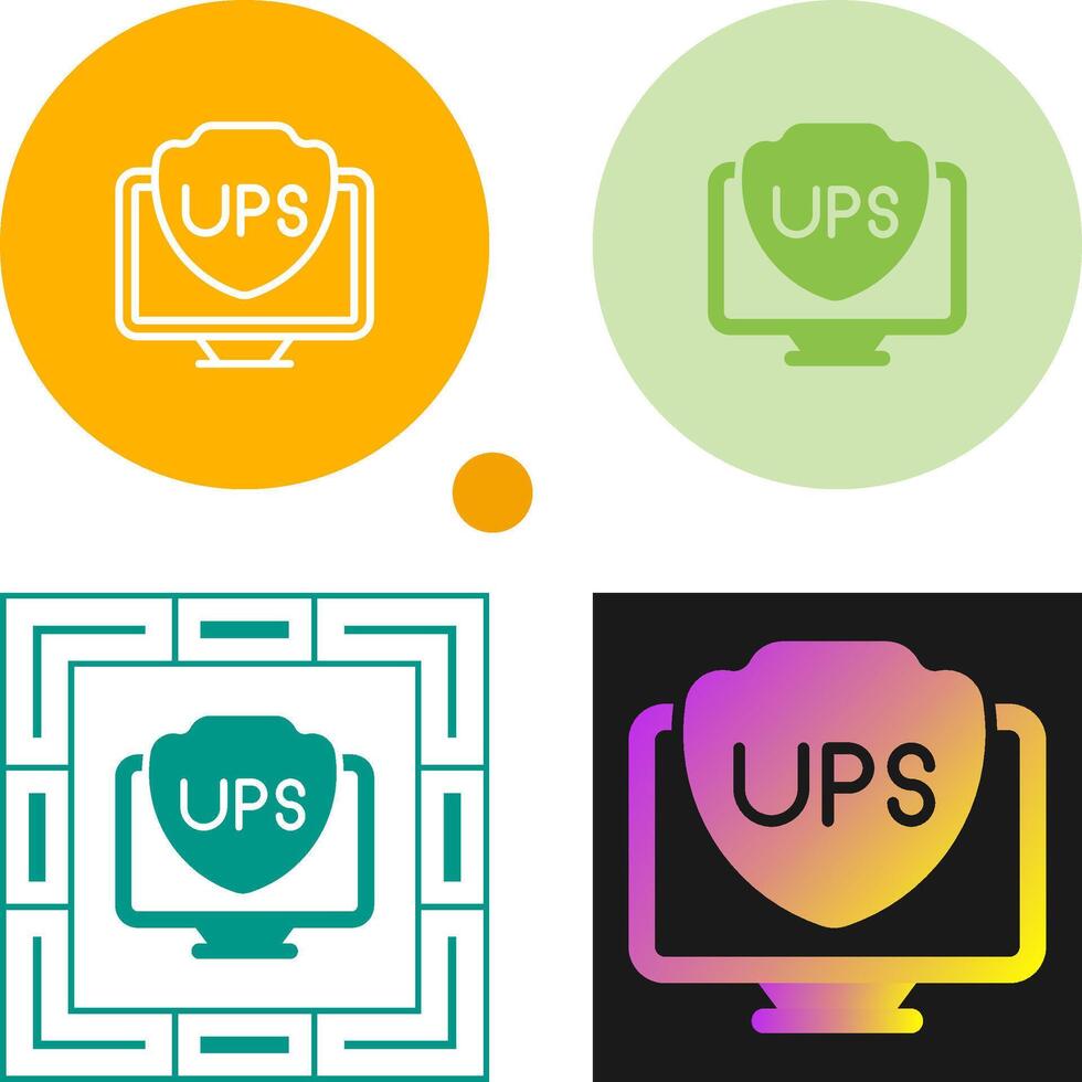 UPS Vector Icon