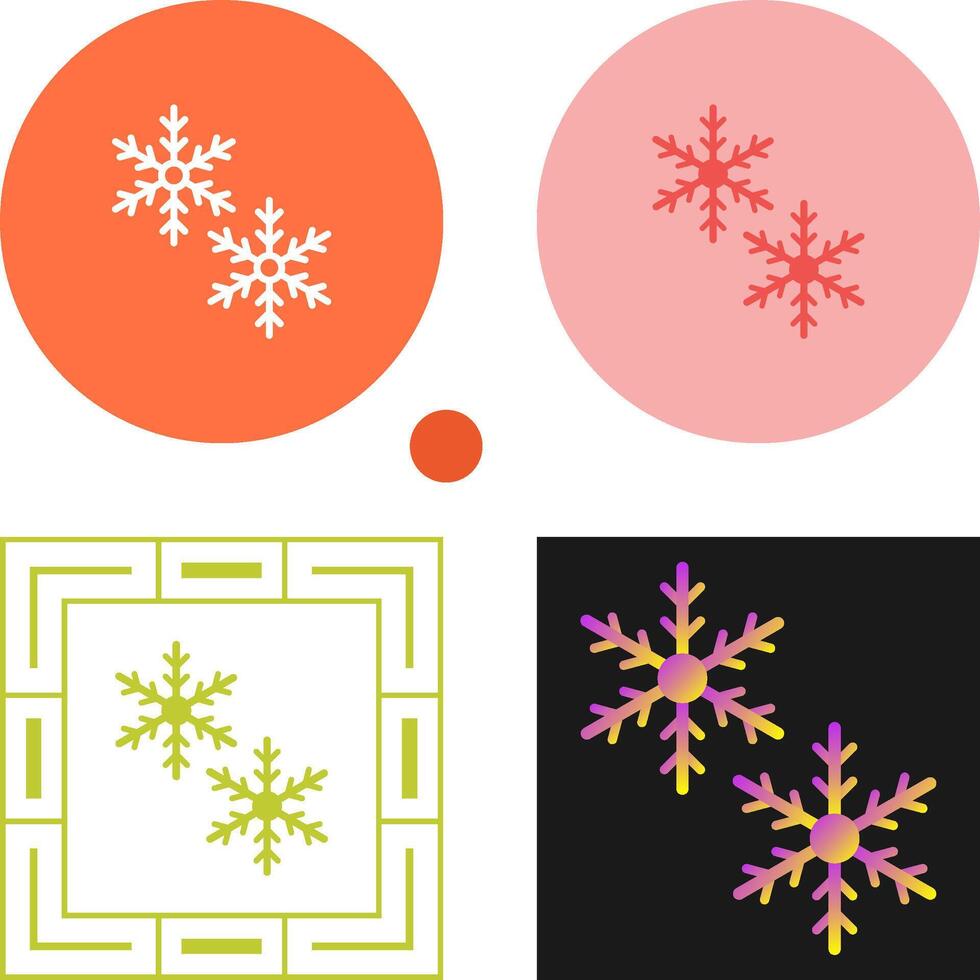 Snowflakes Vector Icon