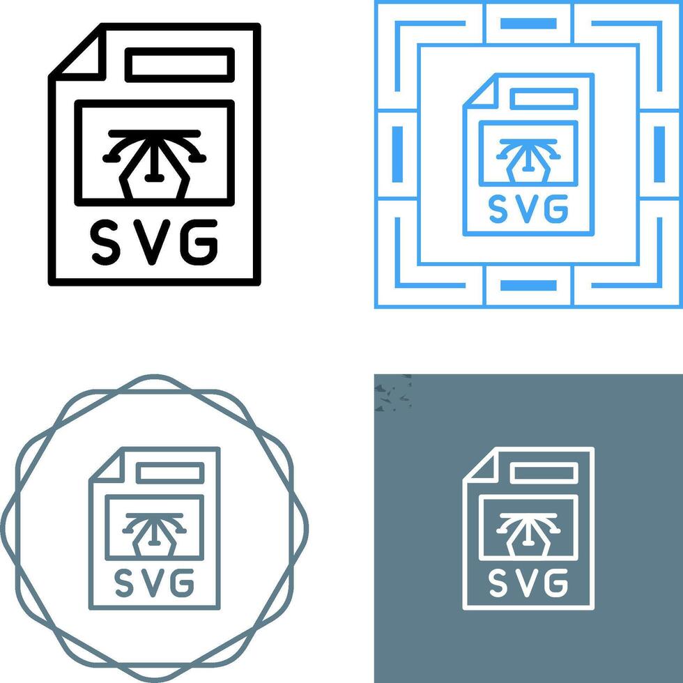 svg archivo vector icono