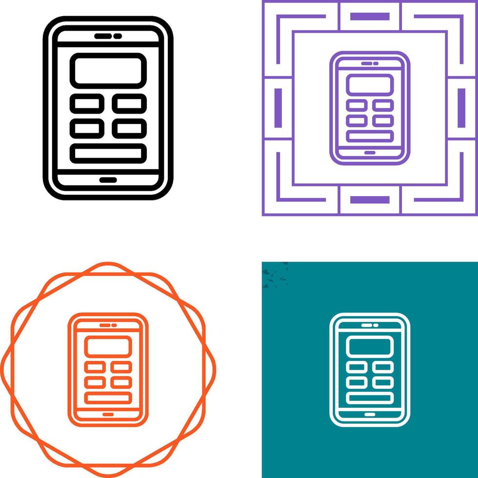 Mobile Design Vector Icon