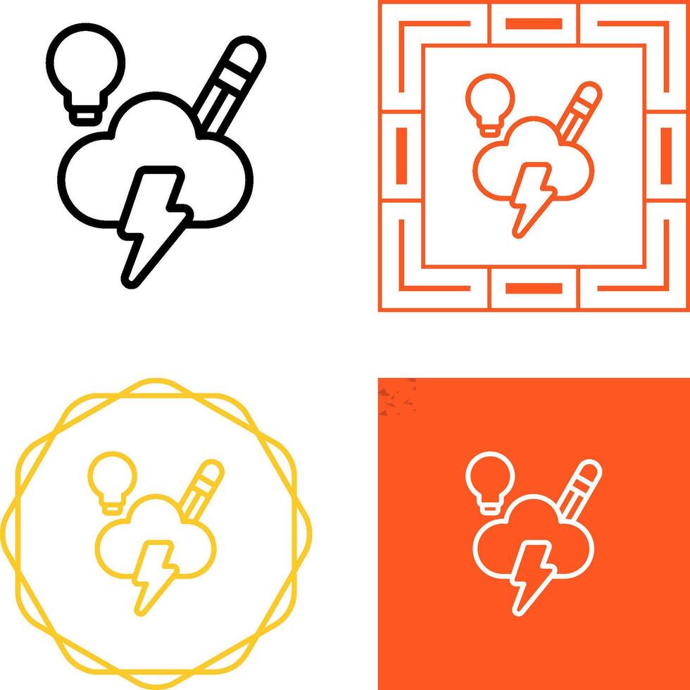 Brainstorming Vector Icon