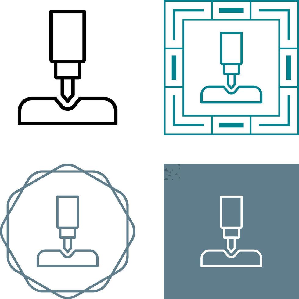Pneumatic hammer Vector Icon