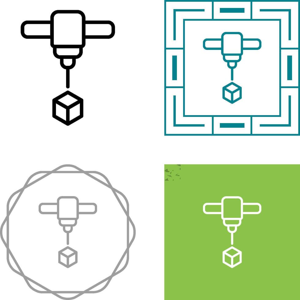 3d Printing Vector Icon