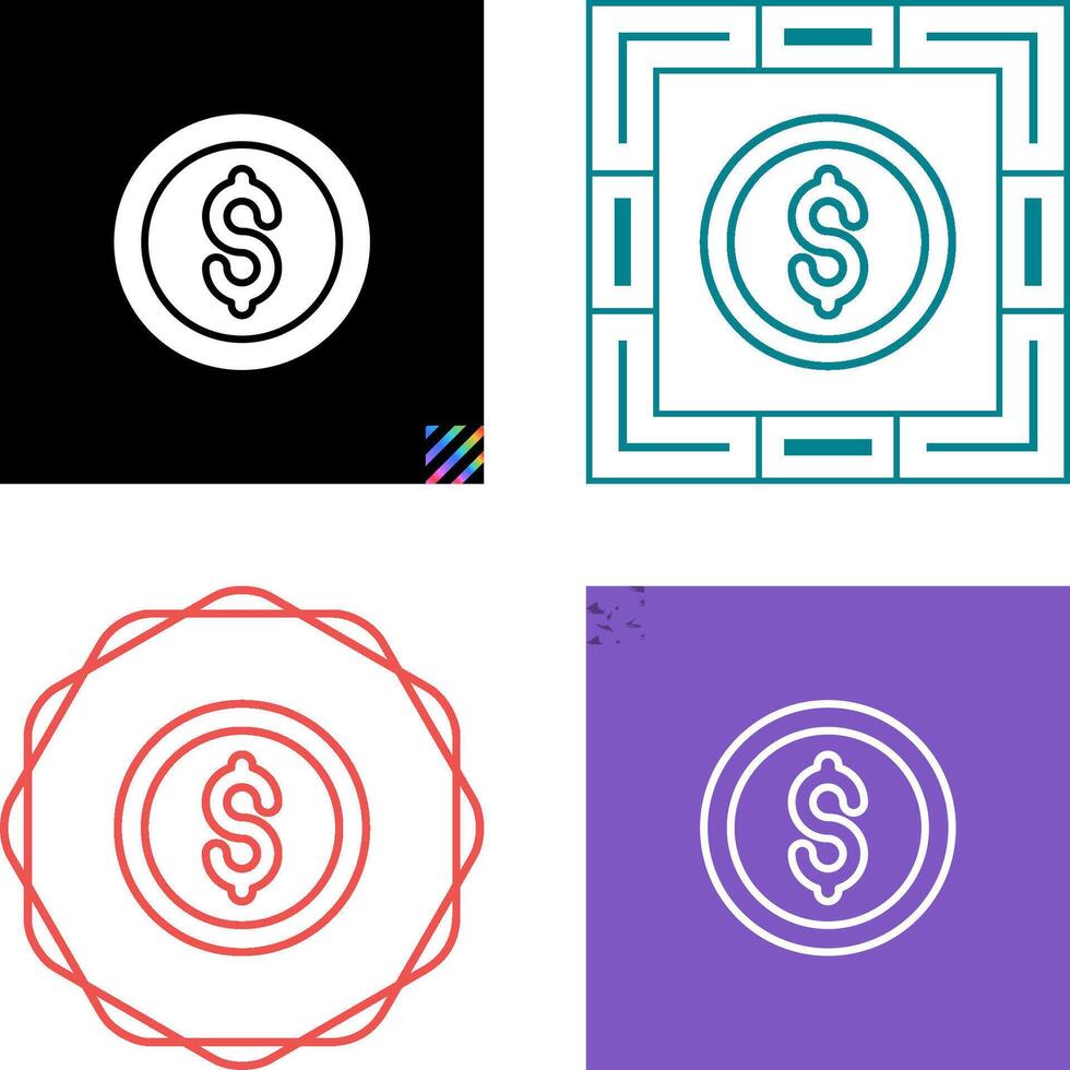 Usd Circle Vector Icon