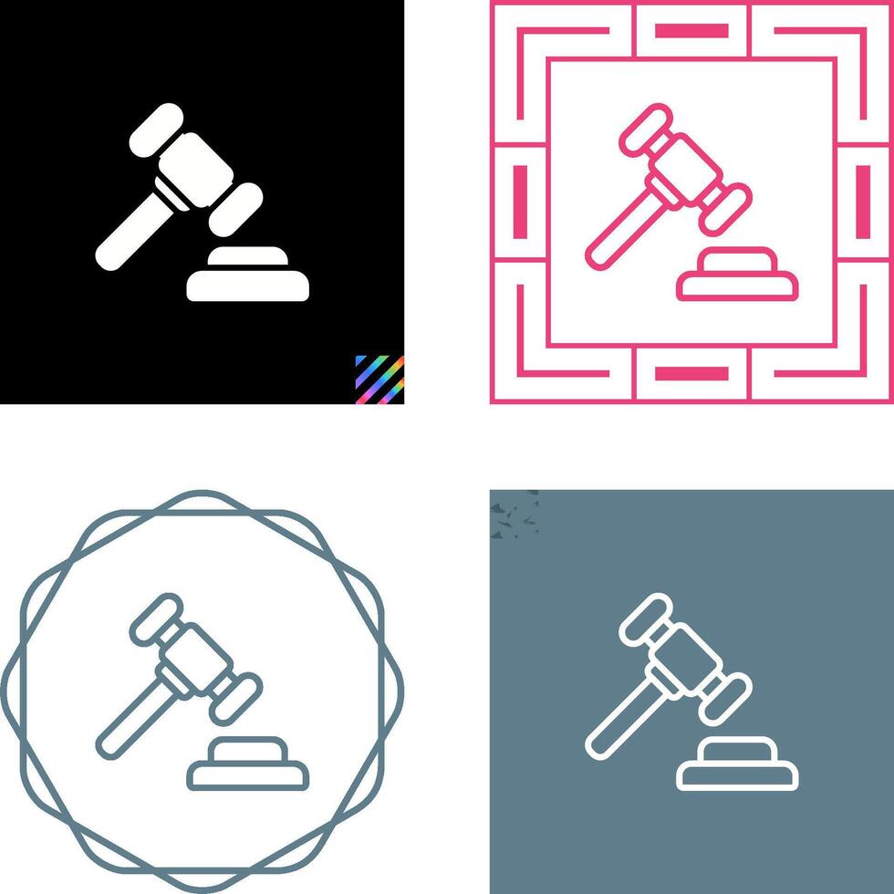 Gavel Vector Icon