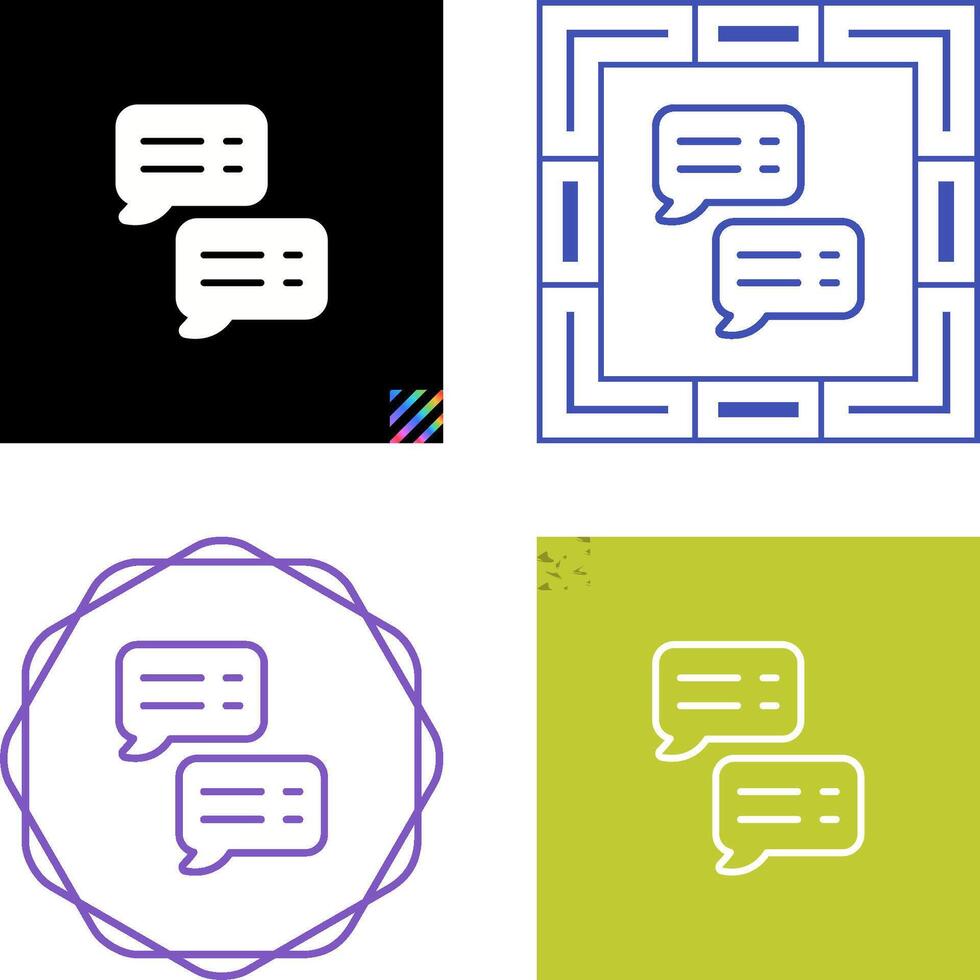 Chat Bubble Vector Icon