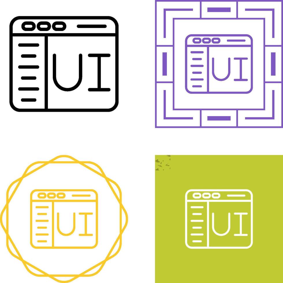 User Interface Vector Icon