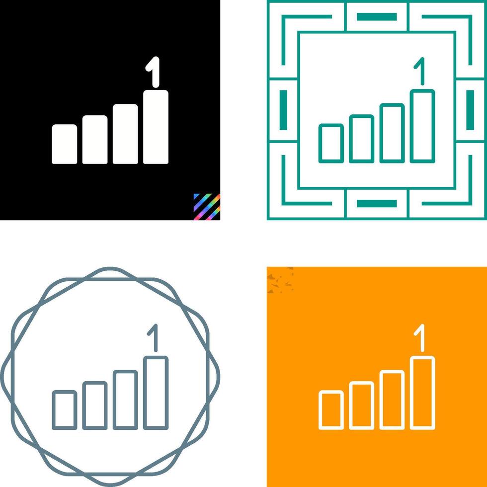 First Place Vector Icon