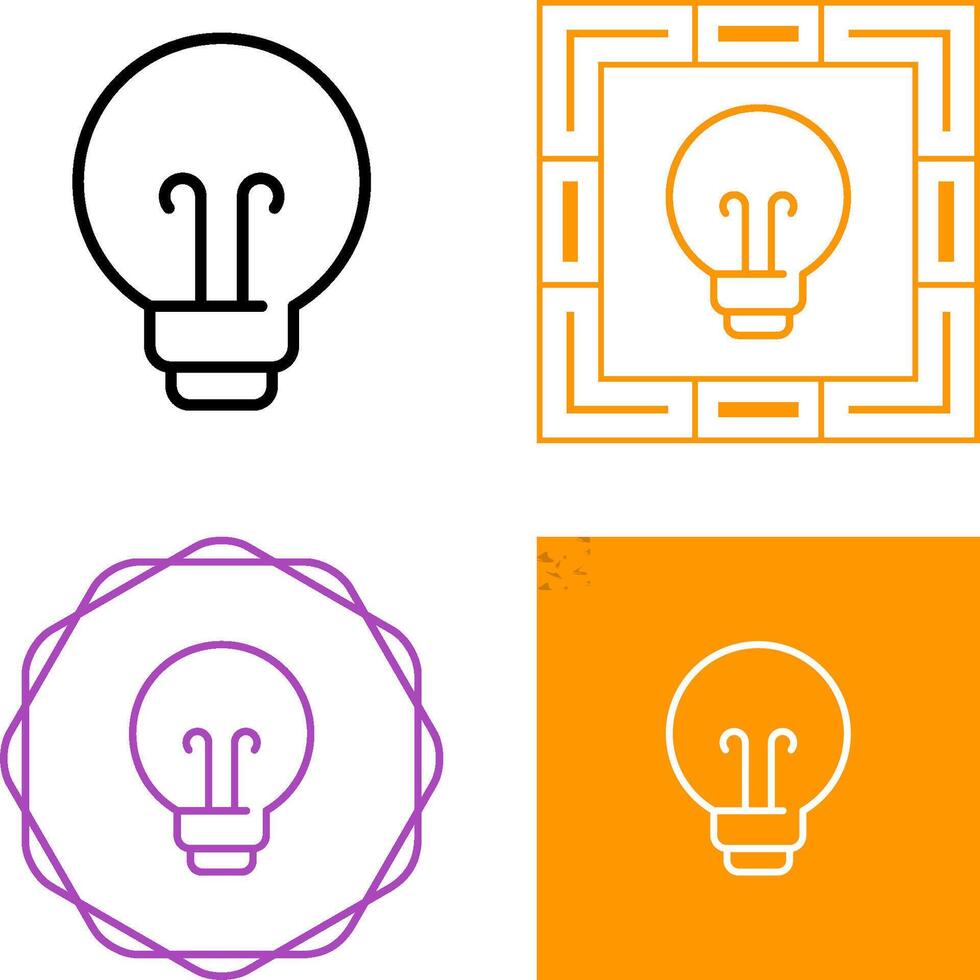 Lightbulb Vector Icon