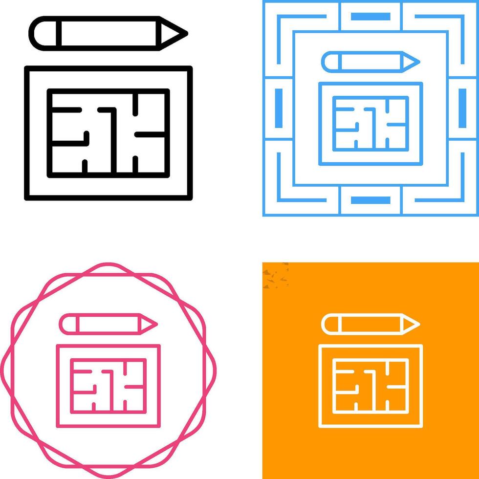 Blueprint Vector Icon