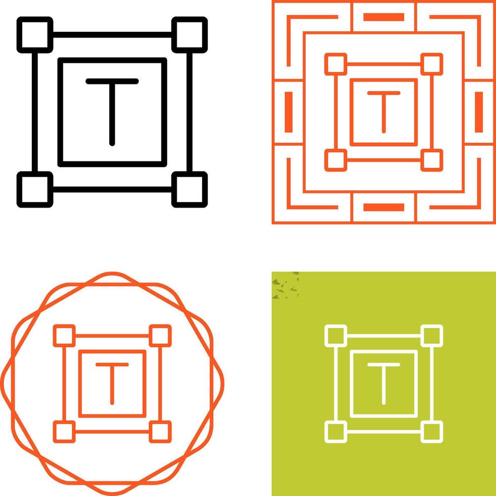 Font Design Vector Icon