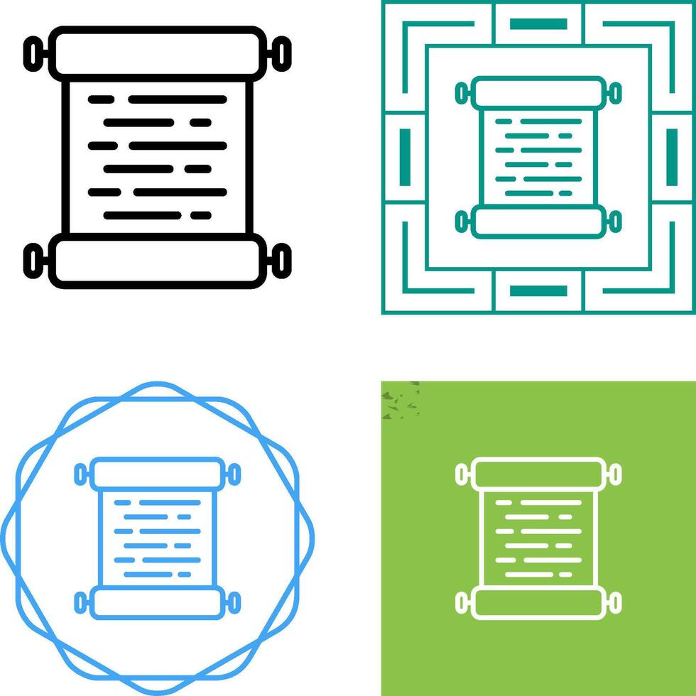 Scroll Vector Icon