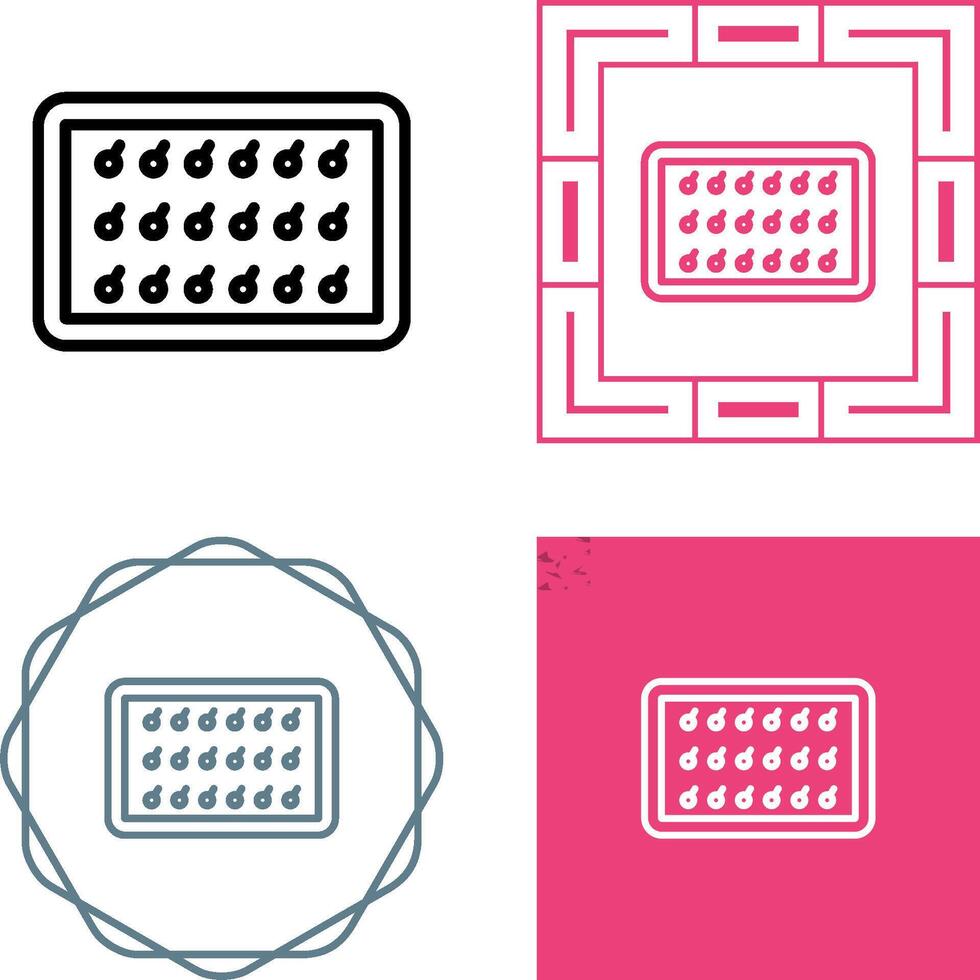 Pinboard with pins Vector Icon