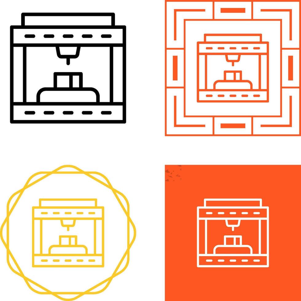 3d Printing Vector Icon
