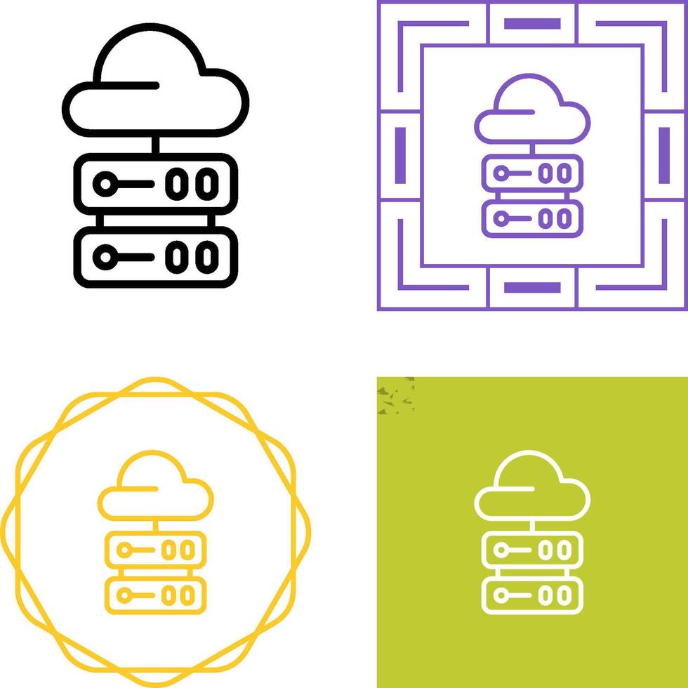 Cloud Computing Vector Icon