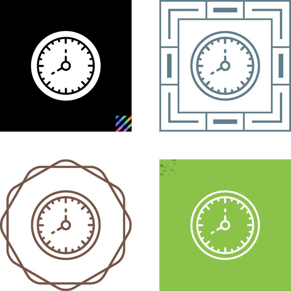 icono de vector de reloj