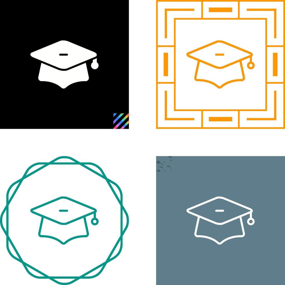 Graduation Cap Vector Icon