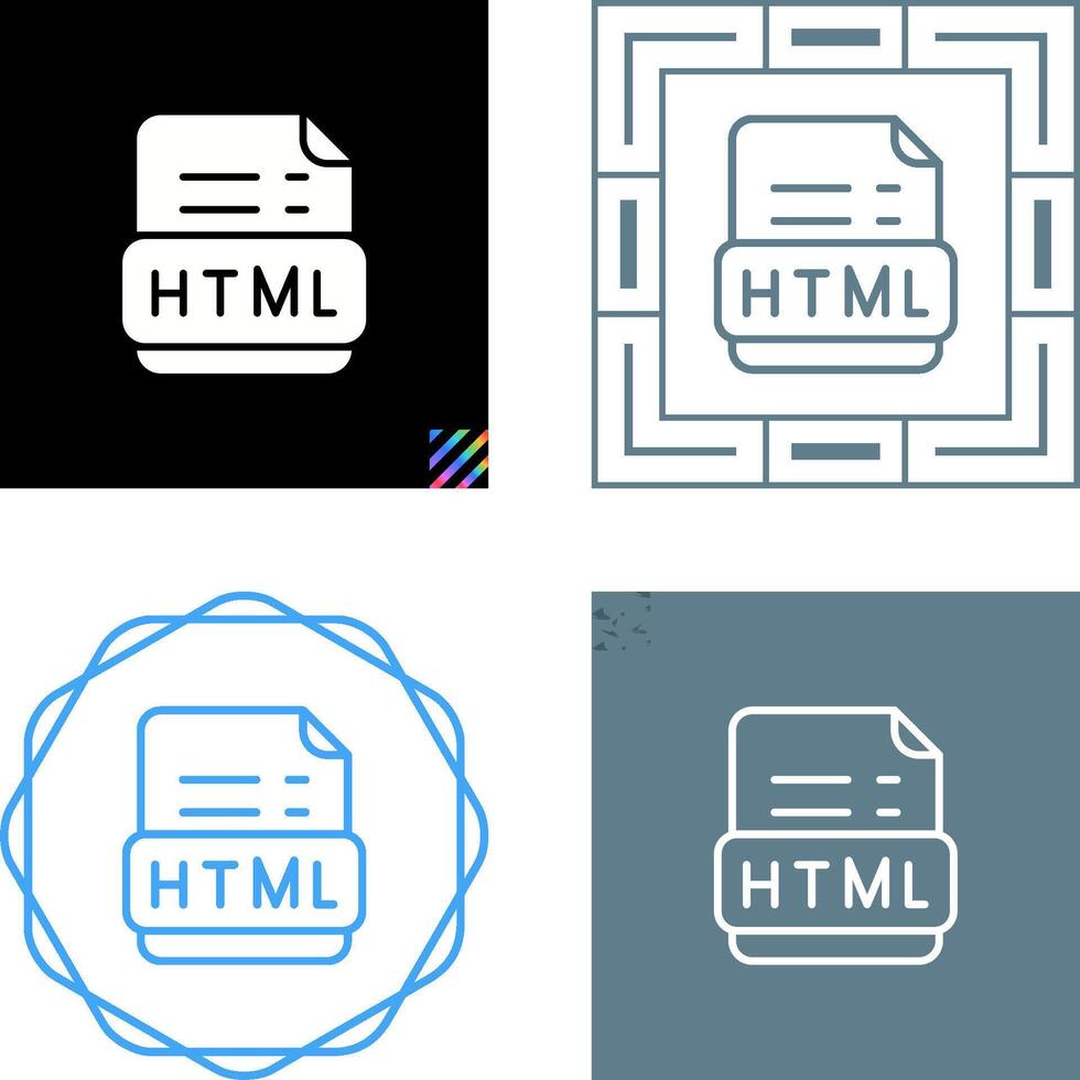 Html Vector Icon