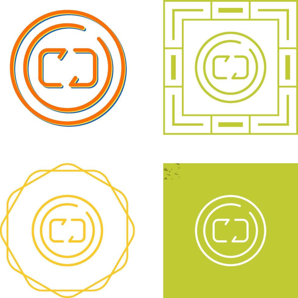 Repeat Circle Vector Icon