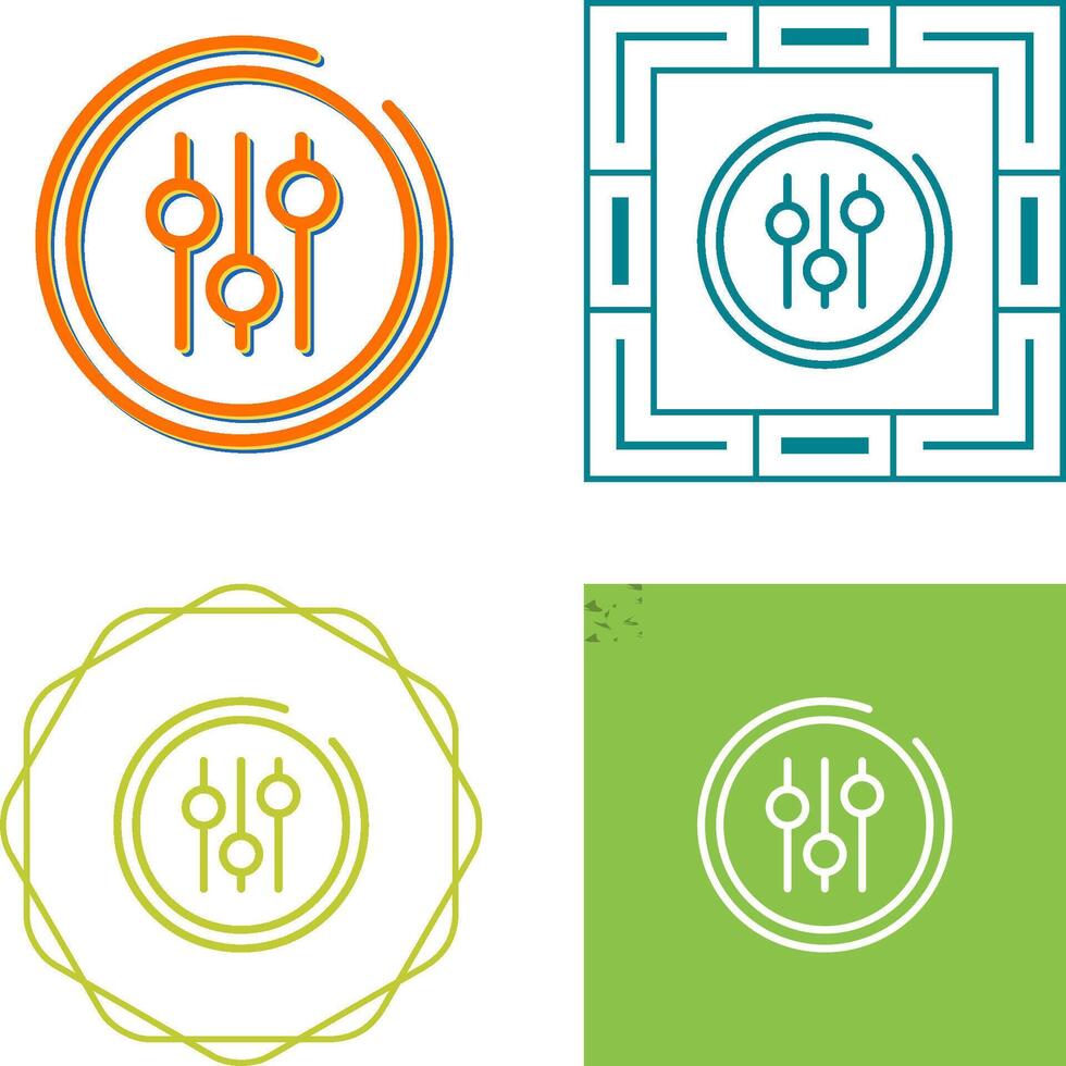Audio Equalizer Vector Icon