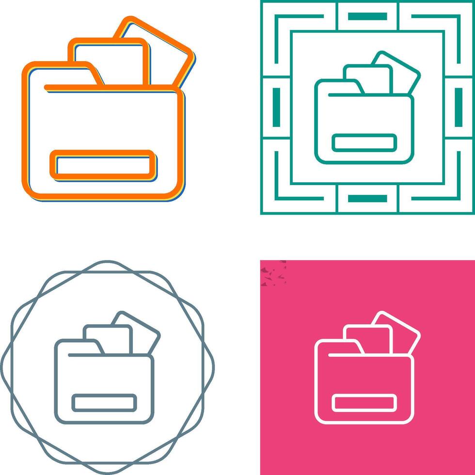 Document Storage Vector Icon