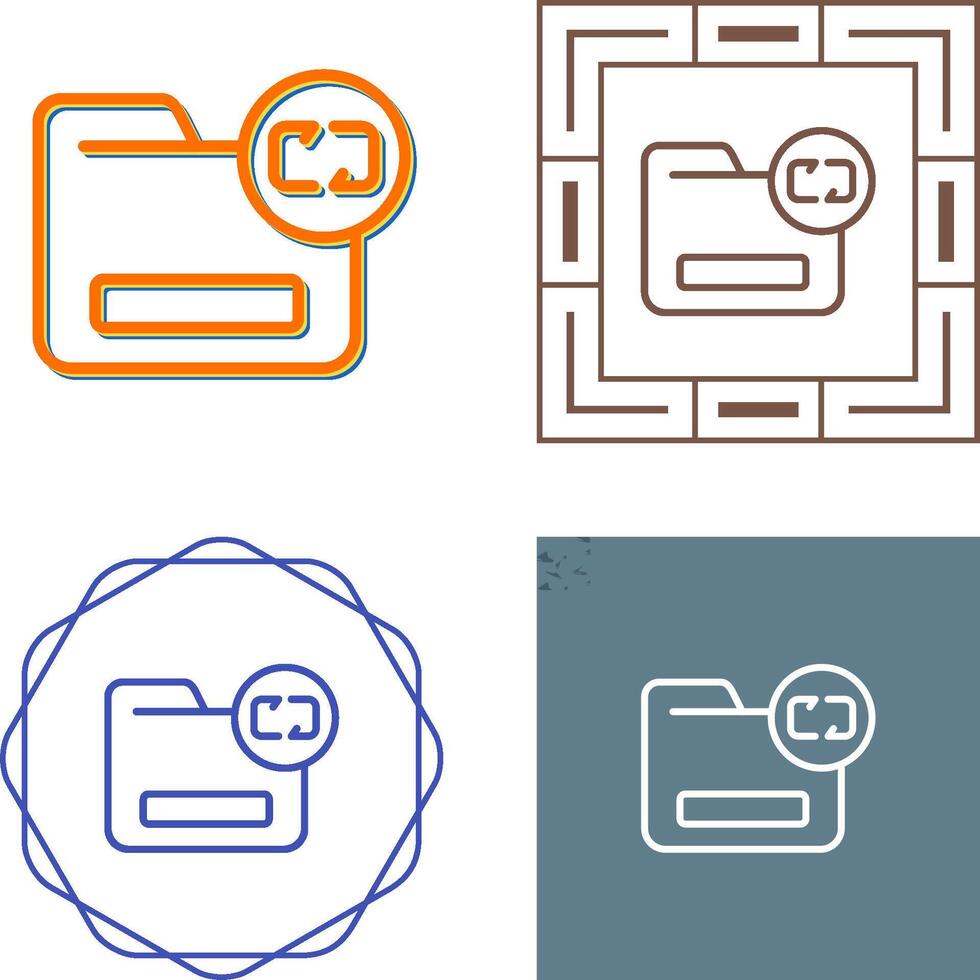 Document Backup Vector Icon