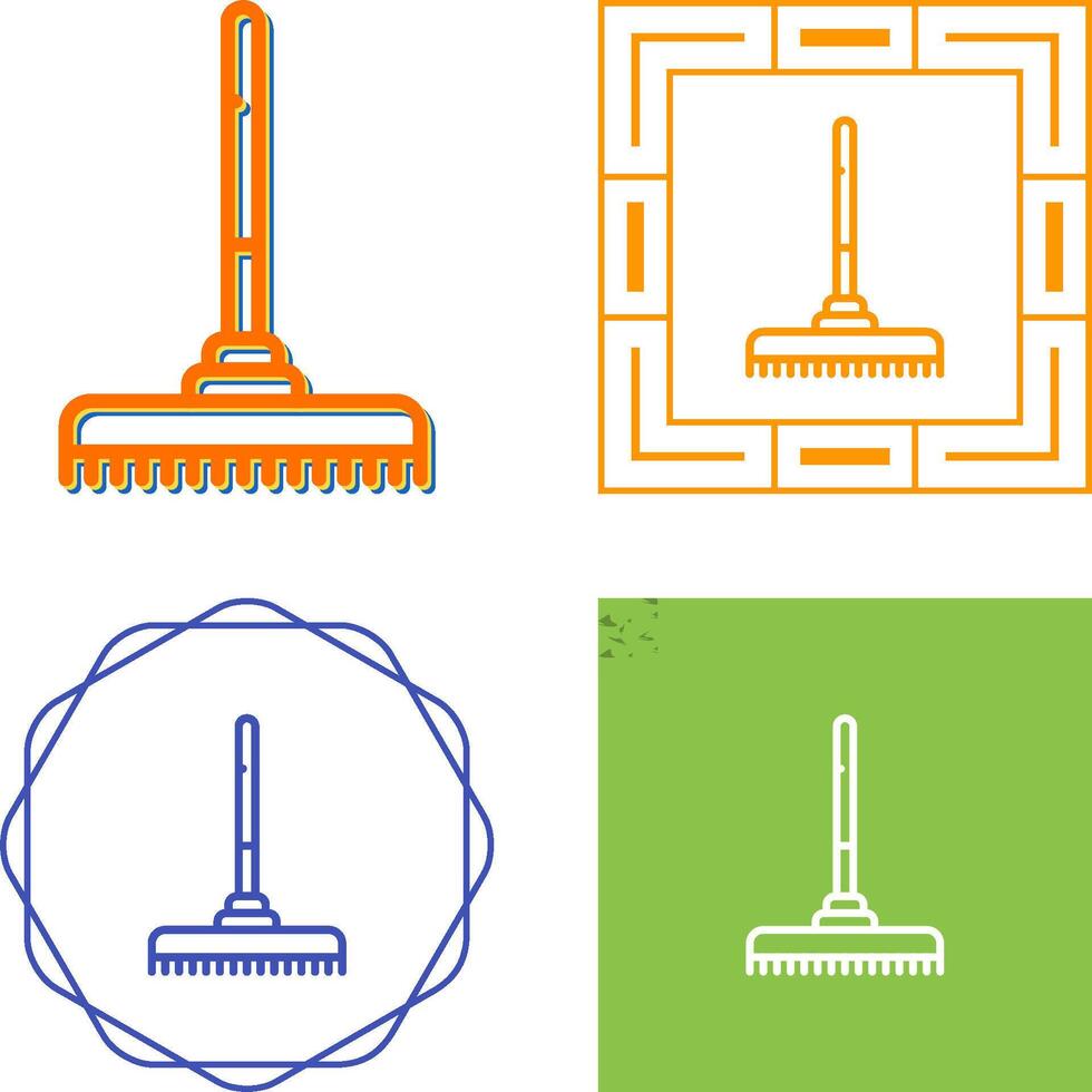 icono de vector de rastrillo