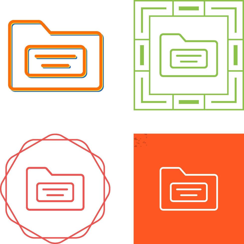 File Folder Vector Icon