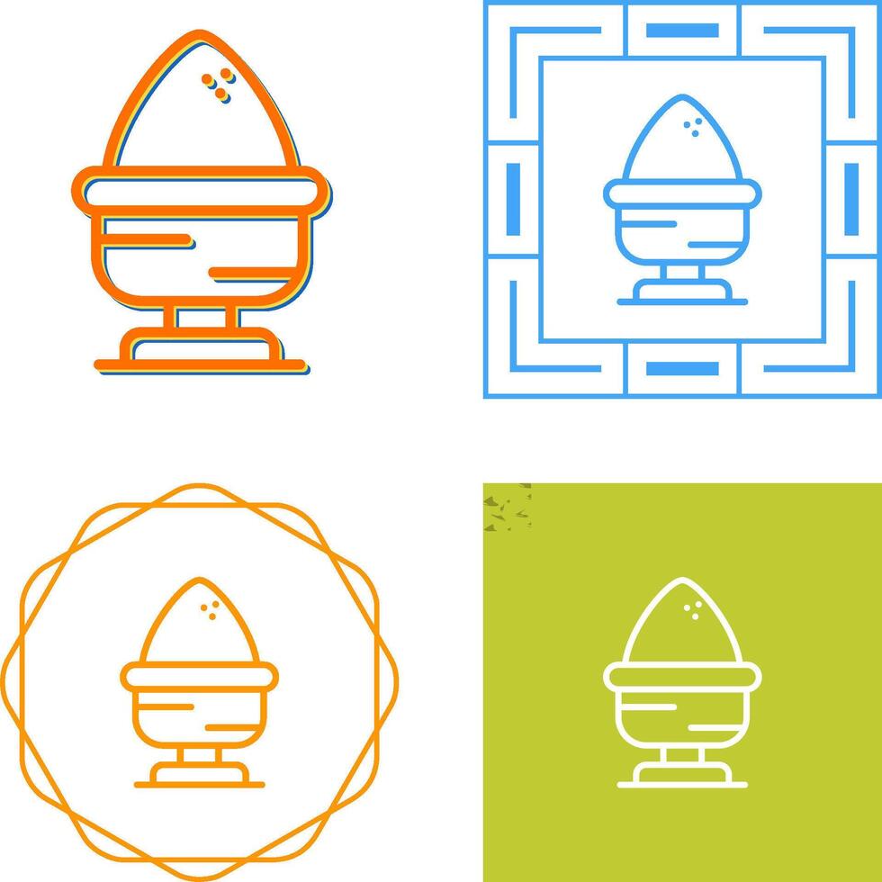 Boiled Egg Vector Icon
