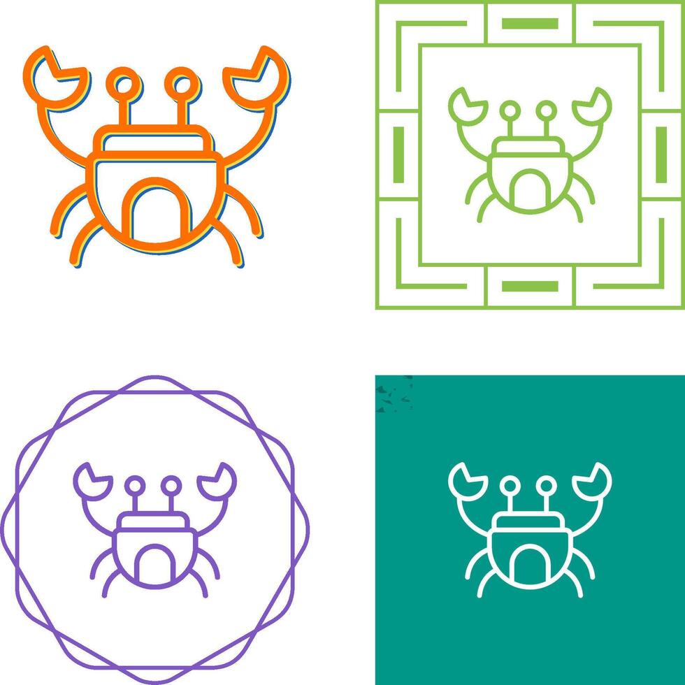 Crab Vector Icon