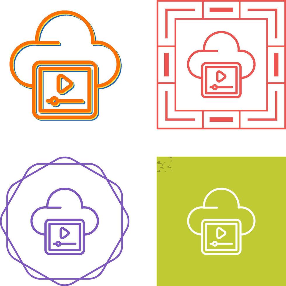 Video Hosting Vector Icon