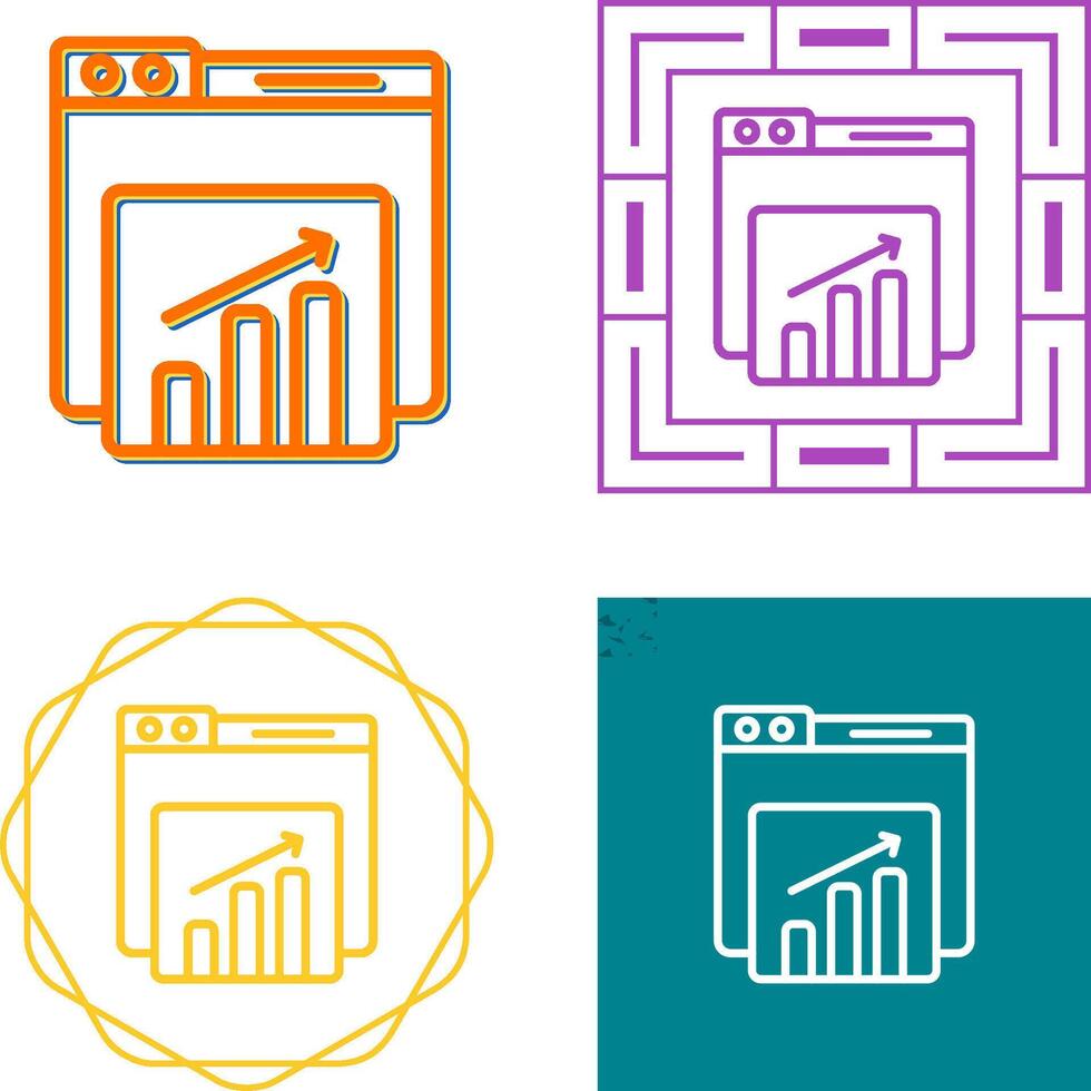 Website Statistics Vector Icon