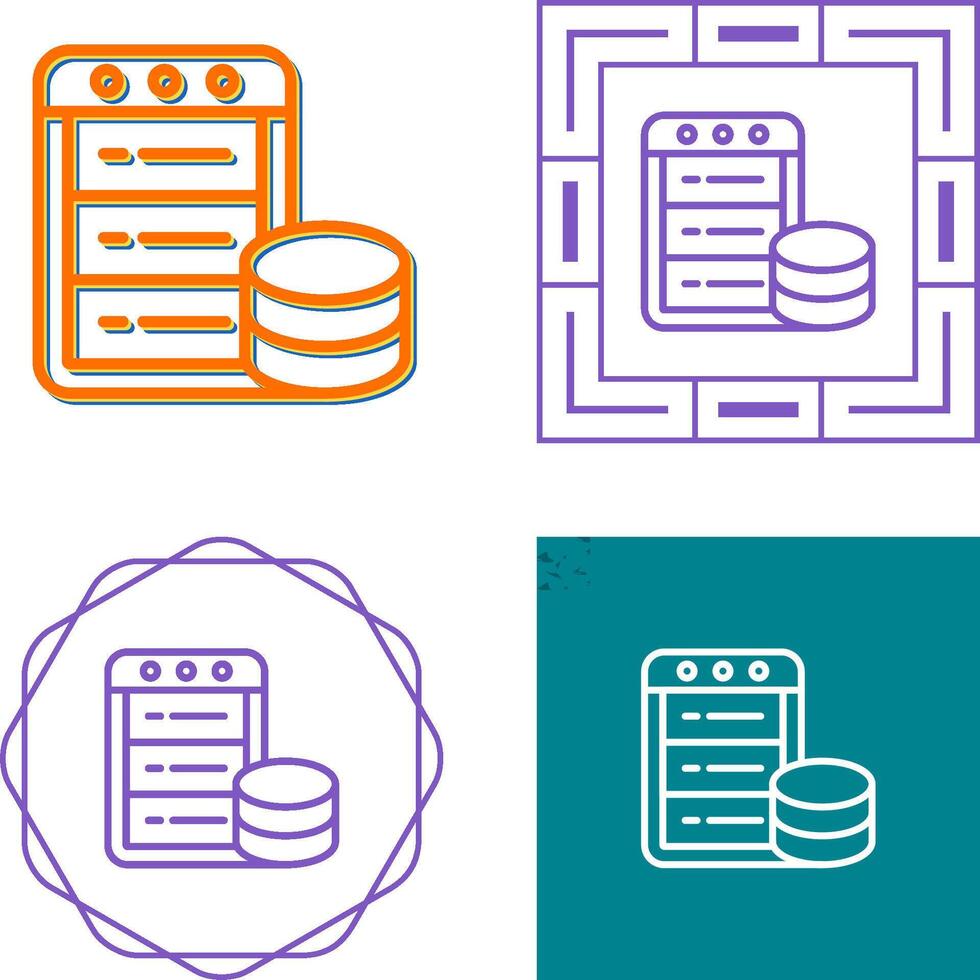 Database Vector Icon