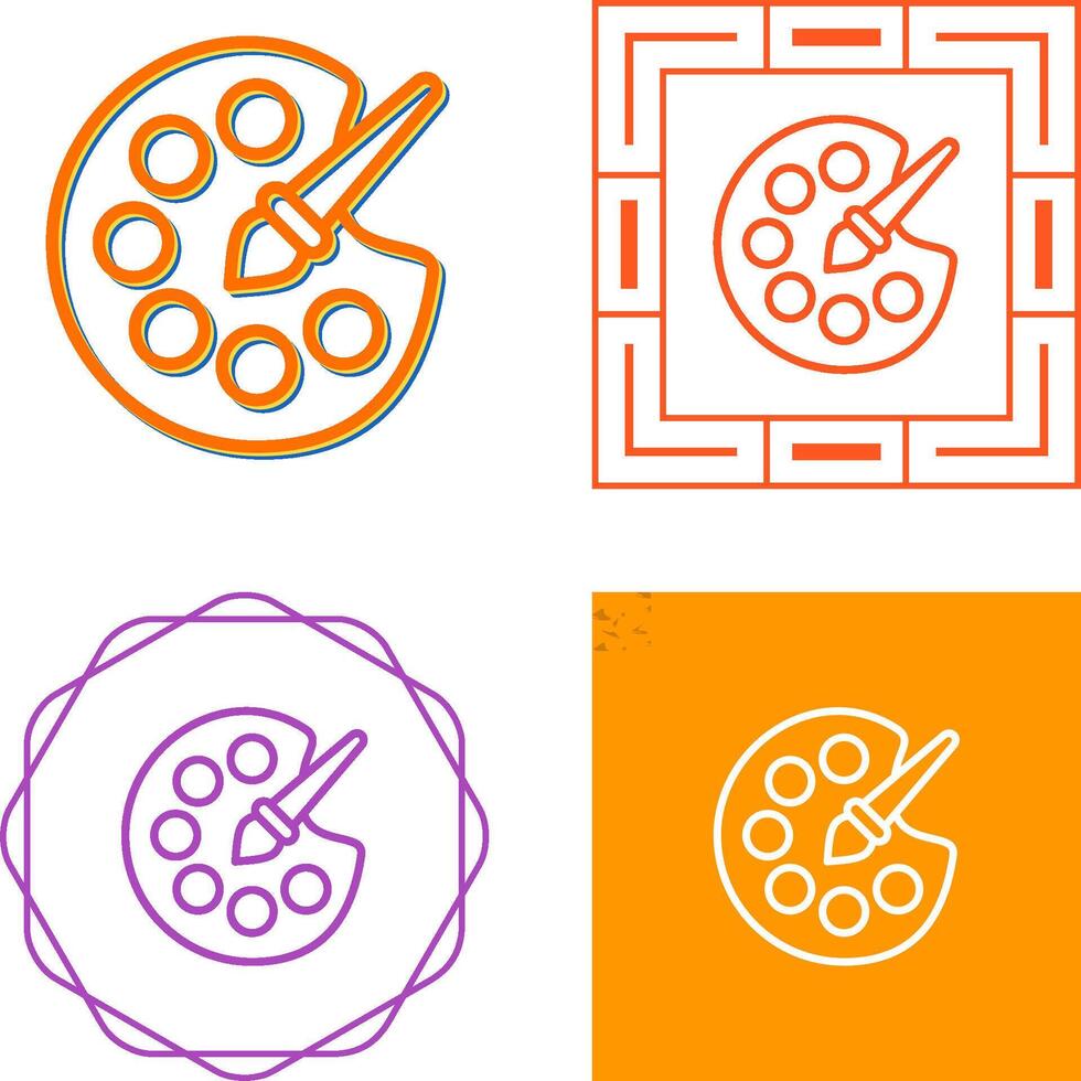 Artist Palette Vector Icon