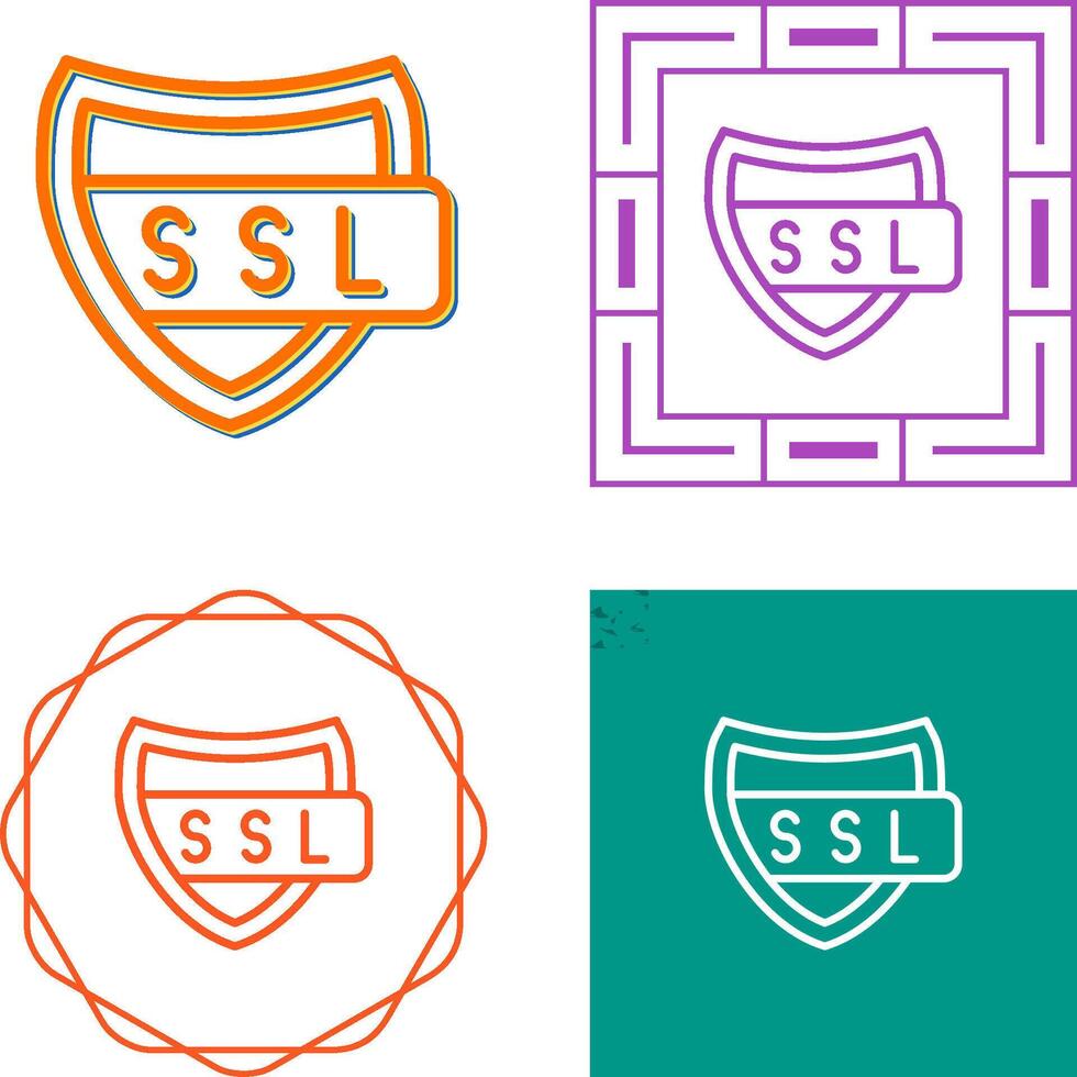 SSL Certificate Vector Icon