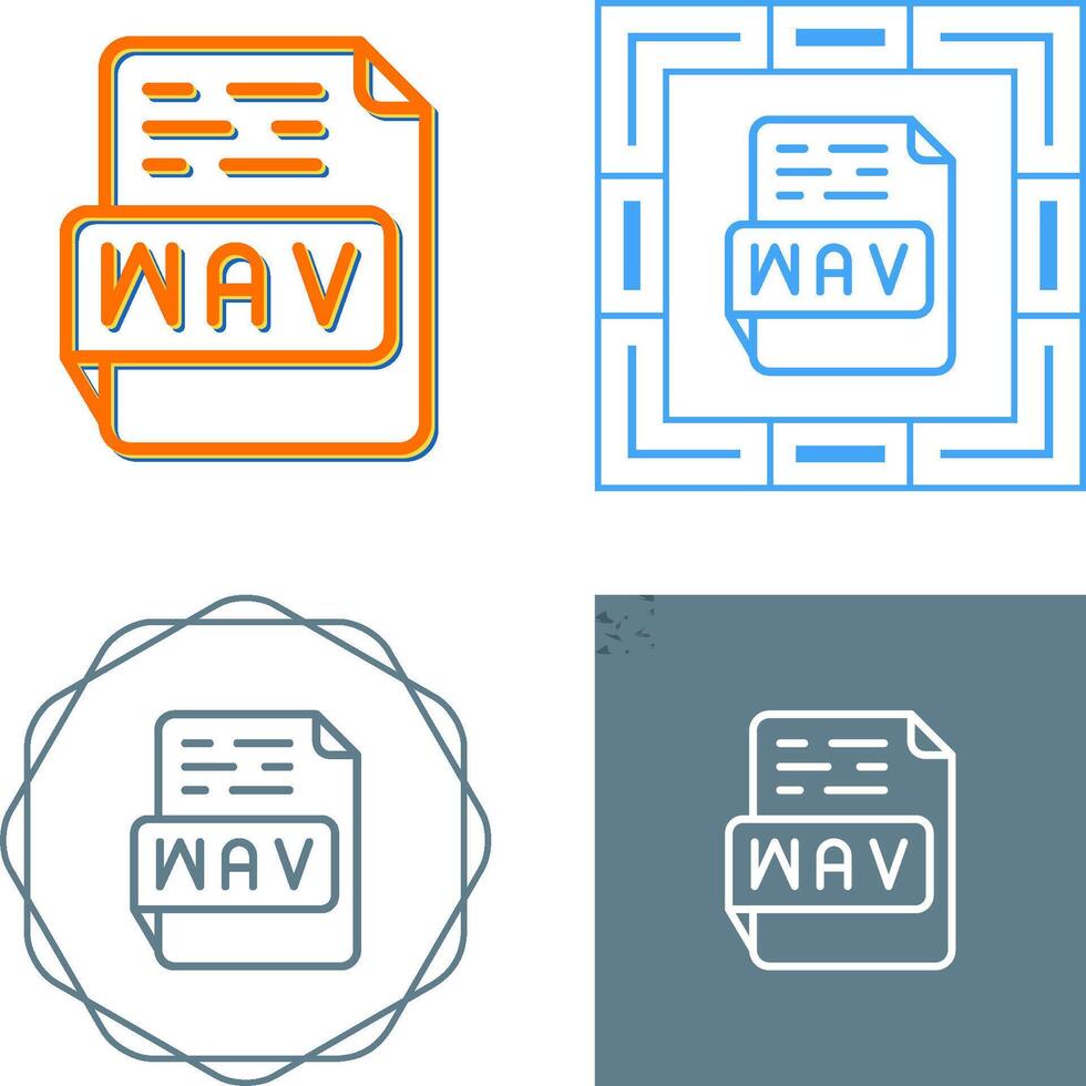 WAV Vector Icon