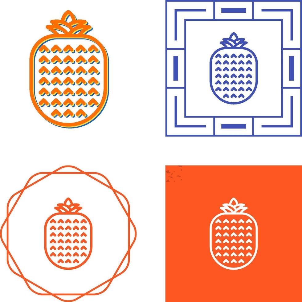 Pineapple Vector Icon